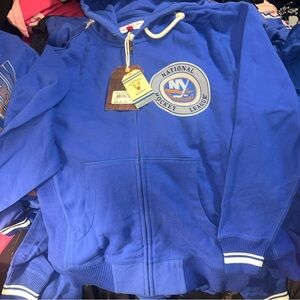 Mitchell & Ness Blue Lightweight Shirt Jacket